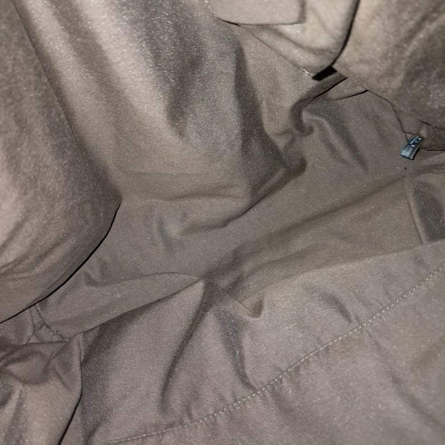 Beige Canvas Tricolour Tote