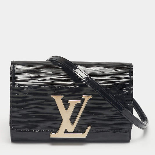 Black Electric Epi Leather PM Bag