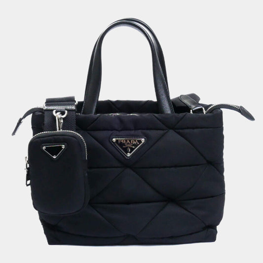 Mini Padded Re-Nylon Bag Black