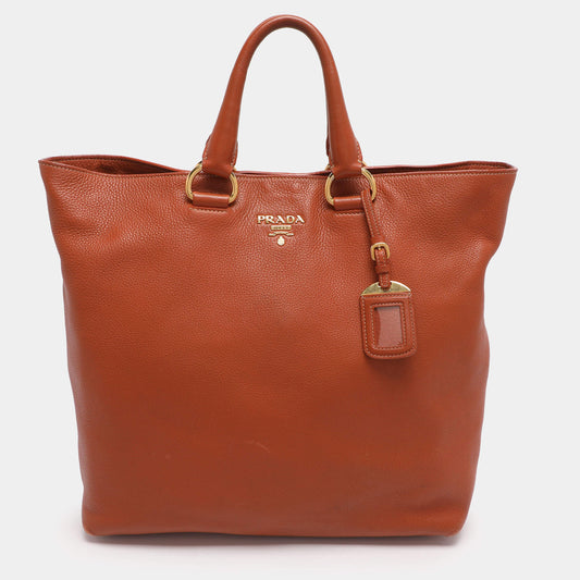 Exclusive Copper Leather Tote
